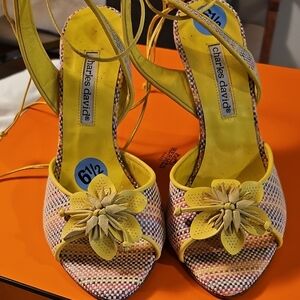 Charles David Multicolor Floral Sandals